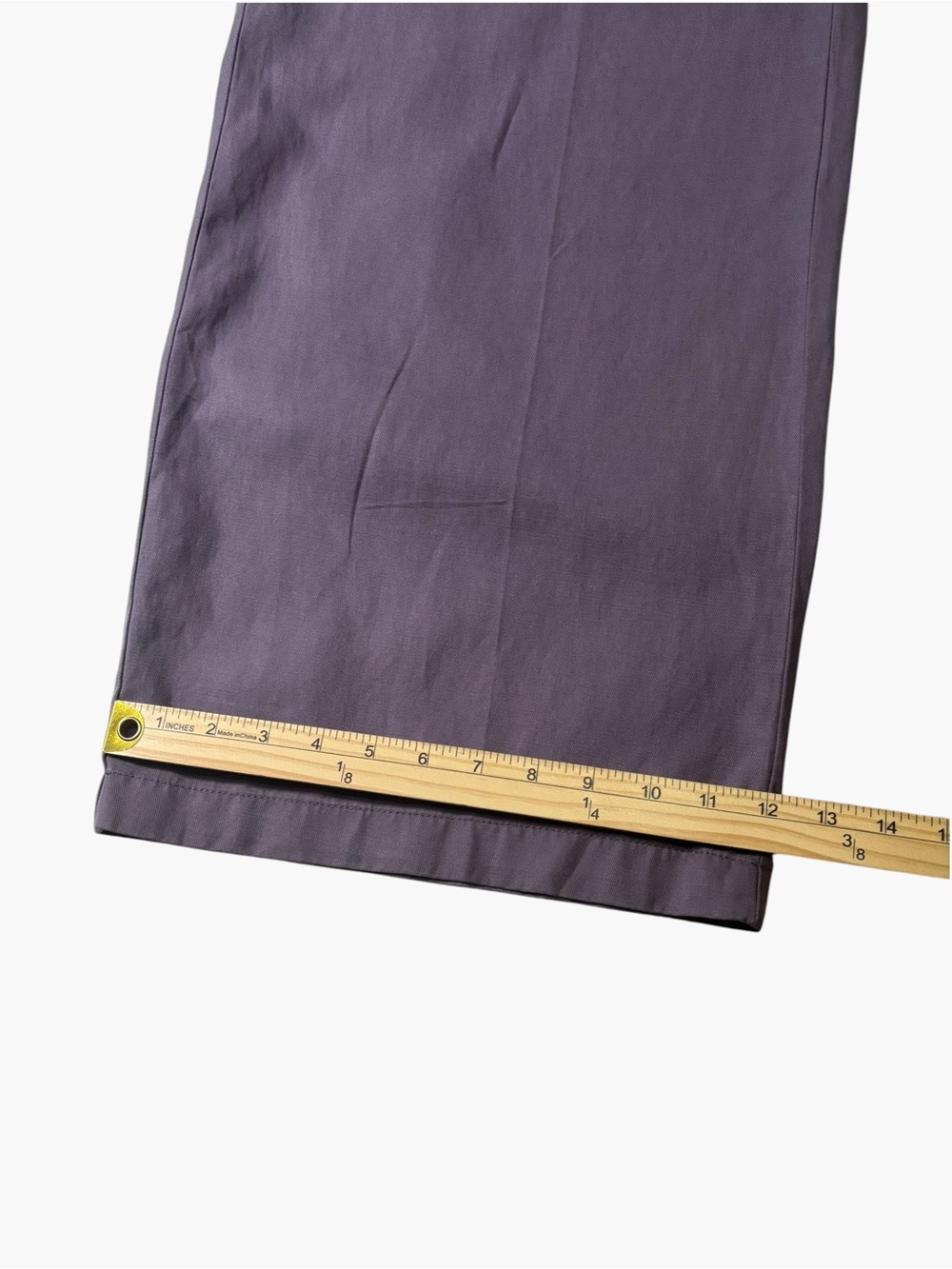 Madewell The Harlow Wide Leg Pants Smoky Grape High Waist Pockets Size 10 - Picture 16 of 16